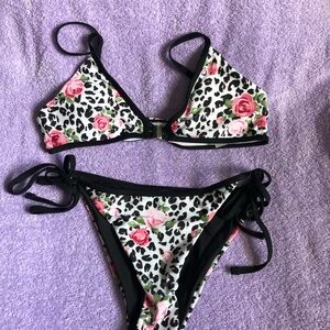 Floral Print Bikini Set